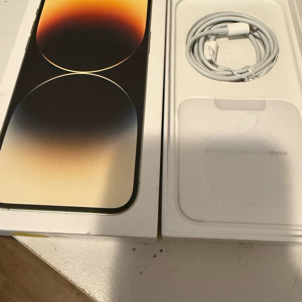 Apple iPhone with Black and Gold Gradient